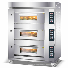 baking machine pizza 3 deck 6trays gas deck oven bakeri baking commercial bread oven baking gas deck oven